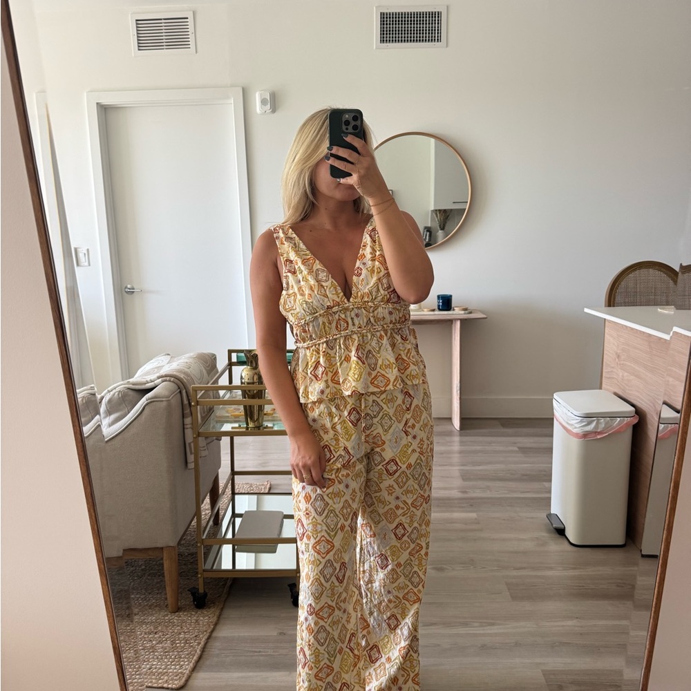 Illa Illa Aztec Patterned Jumpsuit